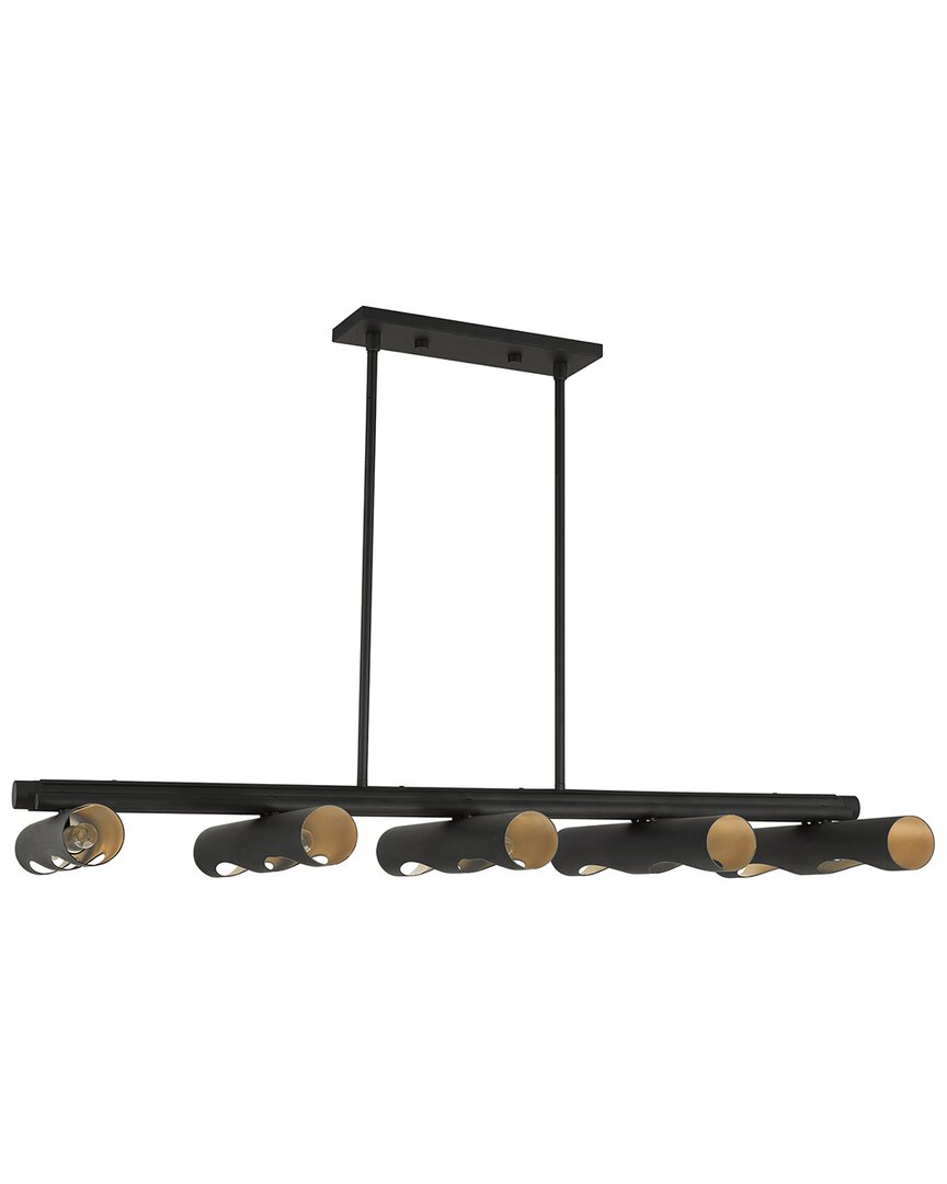 Livex Lighting Novato Black 10 Light Chandelier In Black
