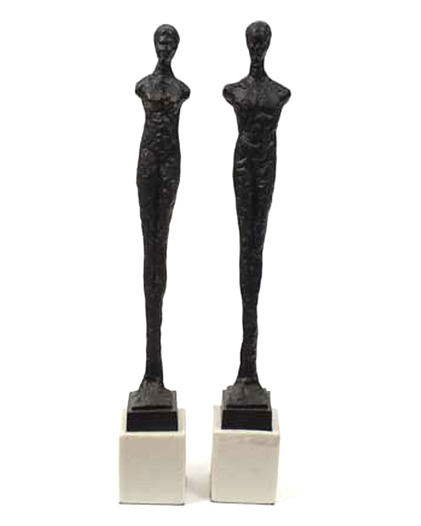 Urban Trends Set Of 2 20.5in Statues