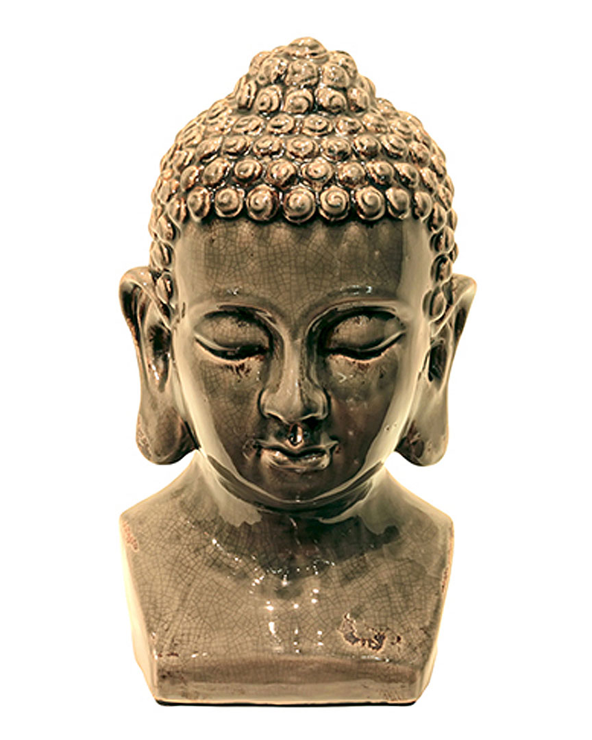 Urban Trends 14in Ceramic Buddha Head