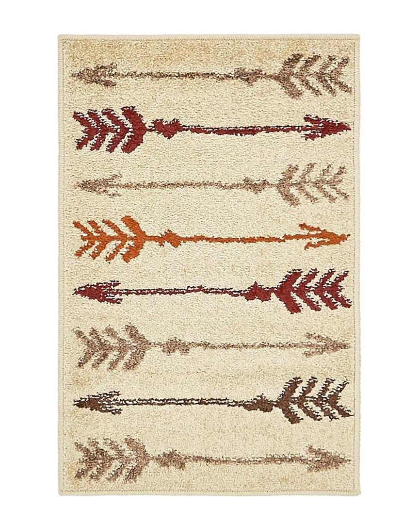 Shop Unique Loom Arrow Machine-made Rug