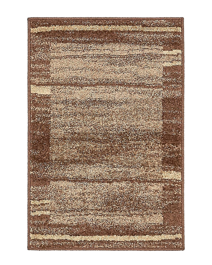 Unique Loom Foilage Machine-made Rug
