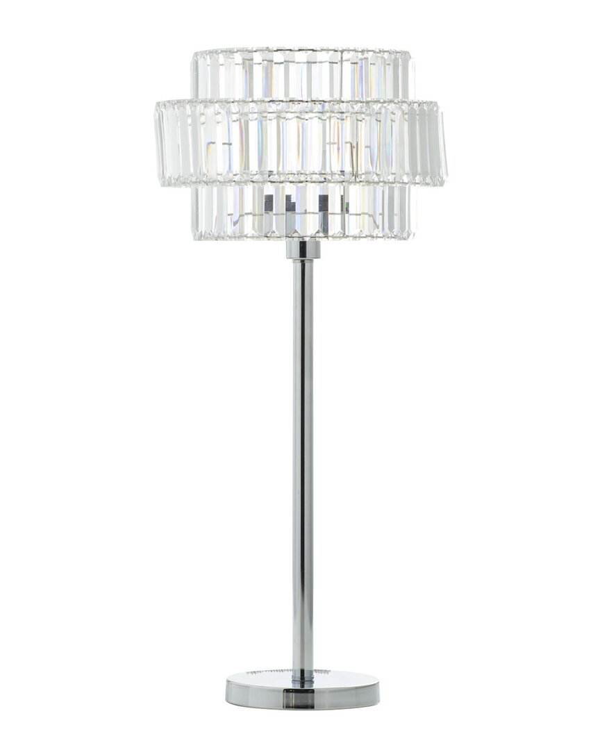 Peyton Lane Contemporary Table Lamp In Silver
