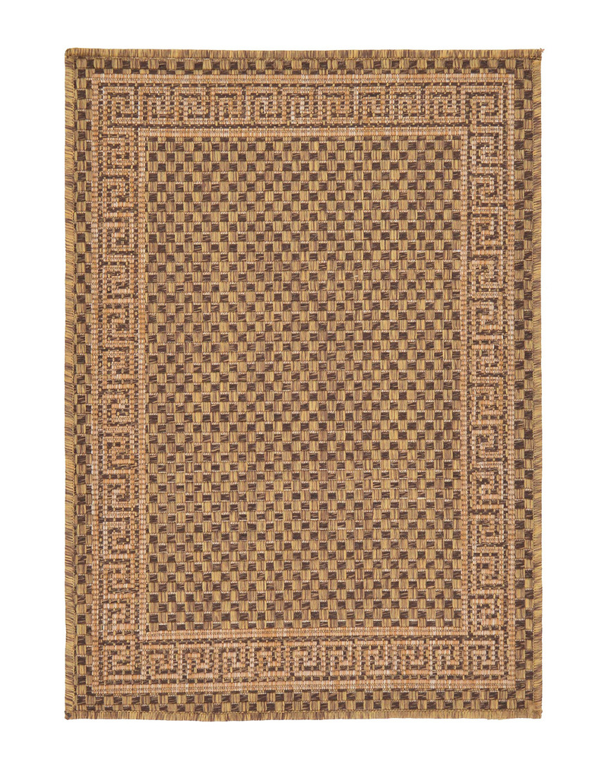 Unique Loom Greek Key Machine-made Indoor/outdoor Rug