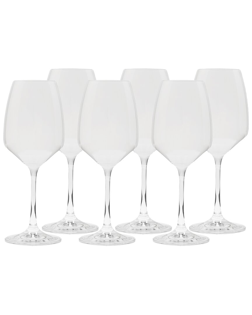 Alice Pazkus Set Of 6 White Wine Glasses