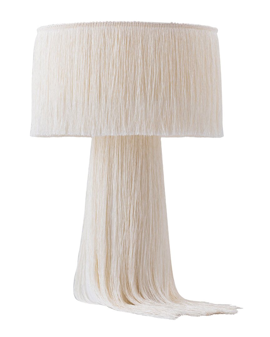 Tov Furniture Atolla Tassel Table Lamp In Cream