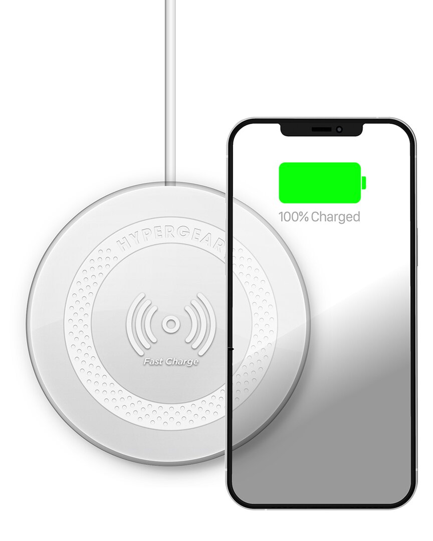 Hypergear Chargepad Pro 15w Wireless Fast Charger Usb-c In White