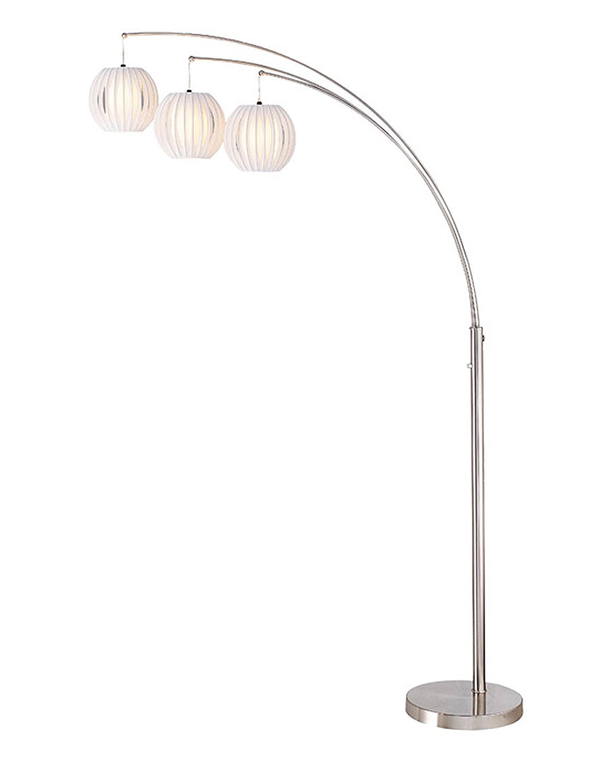 Lite Source Inc 93in Deion Arch Floor Lamp In Silver