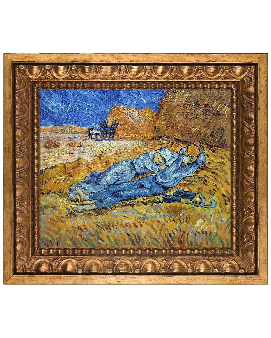 Overstock Art Noon: Rest From Work Framed Oil Reproduction Of An Original Painting By Vincent Van Go