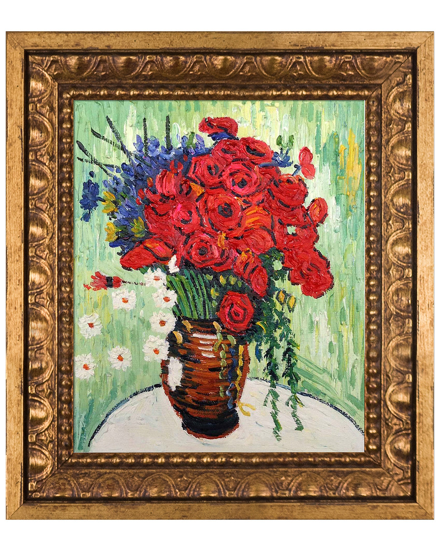Museum Masters Vase With Daisies And Poppies By Vincent Van Gogh Reproduction