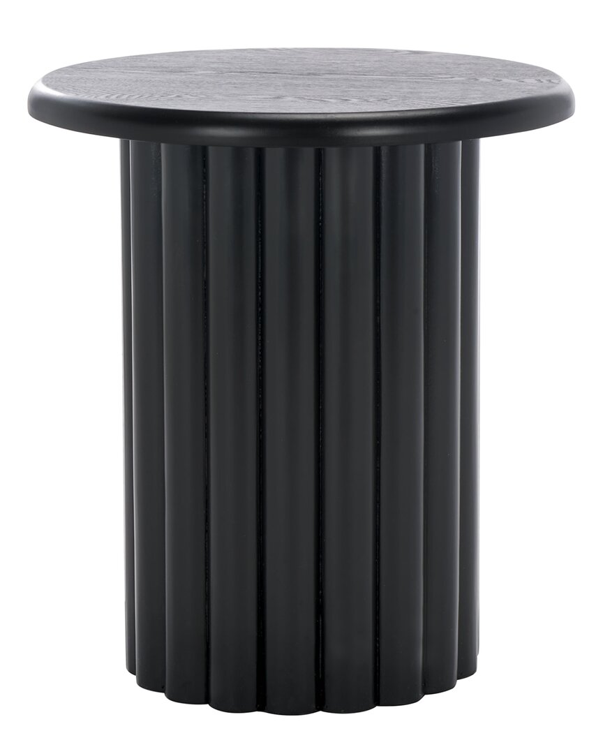Safavieh Monka Round End Table In Black