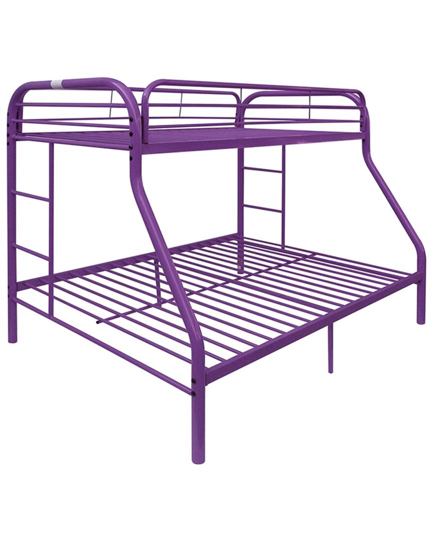Acme Furniture Tritan Twin/full Bunk Bed In Purple