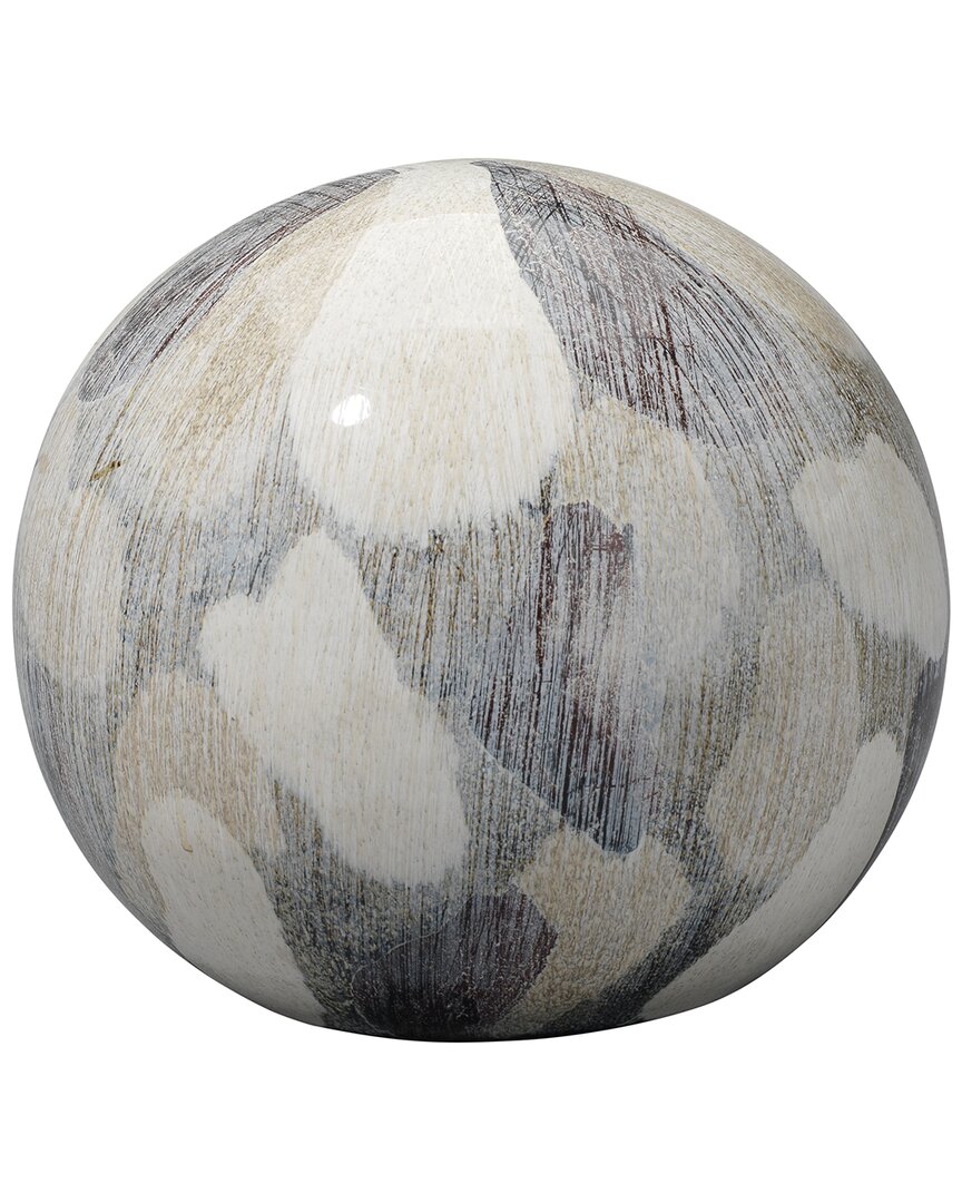 Jamie Young Painted Sphere In Cream