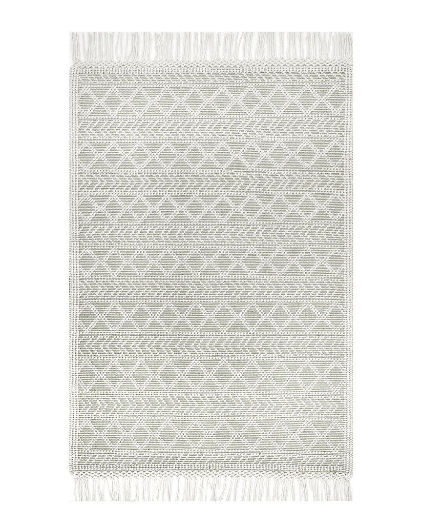 Nuloom Tabatha Tassel Hand-woven Wool-blend Rug