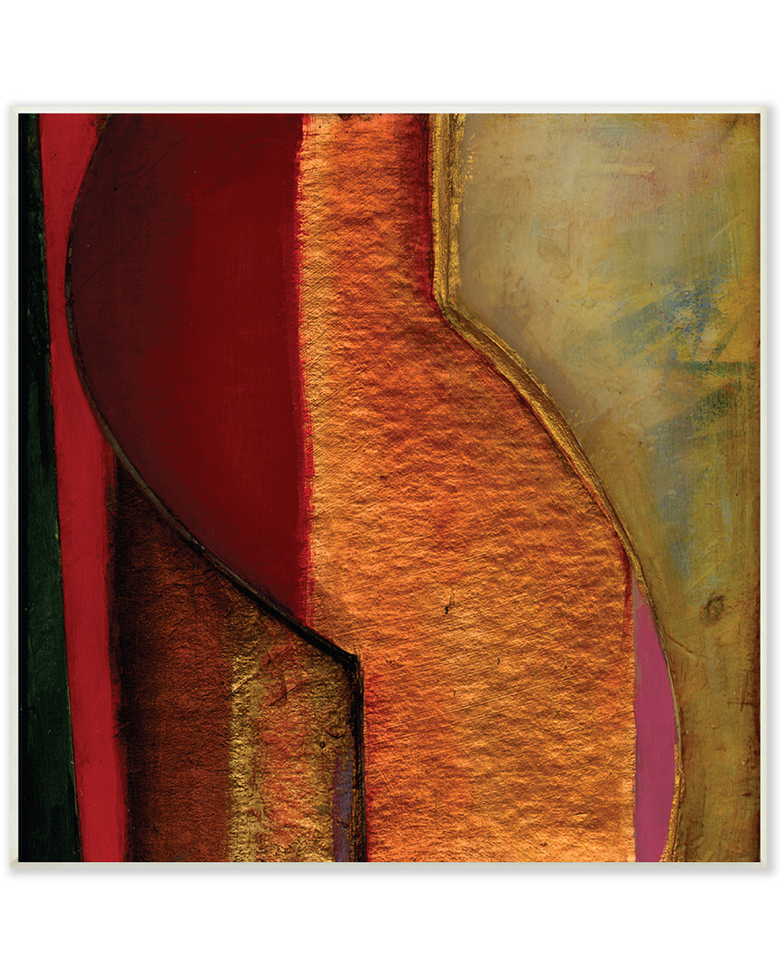 Stupell Modern Zig Zag Russet By Matthew Finger