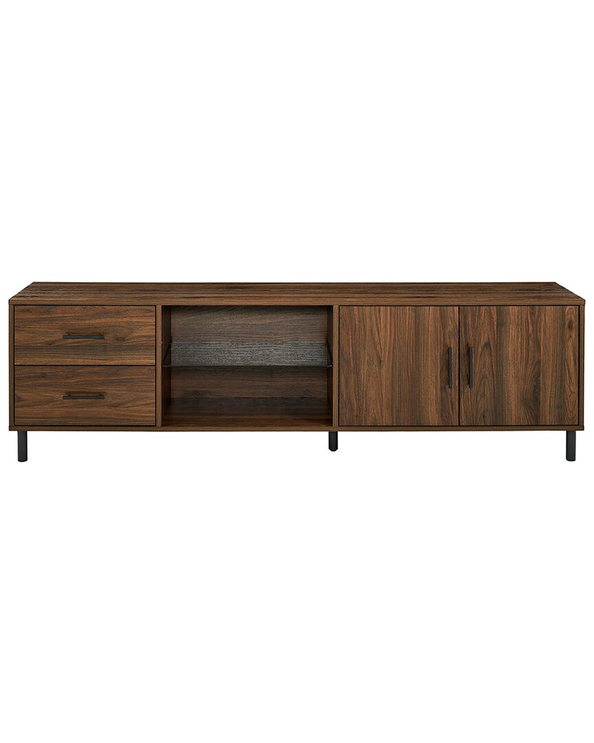 Hewson Modern Low Profile Tv Console In Brown