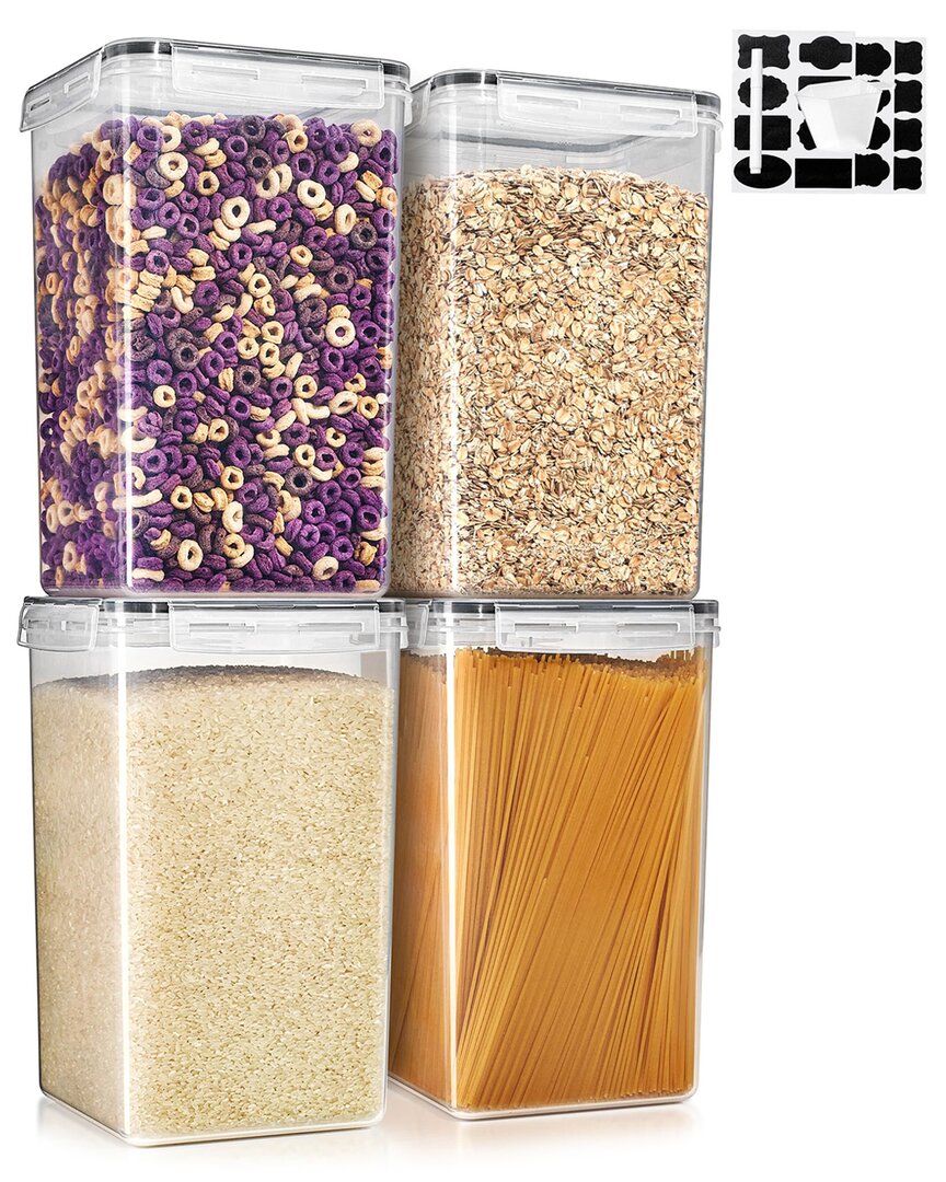 Sorbus Set Of 4 Food Storage Containers With Lids
