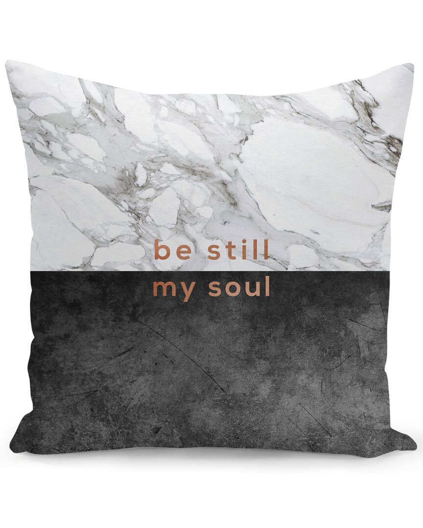Curioos Be Still My Soul Copper Pillow In White