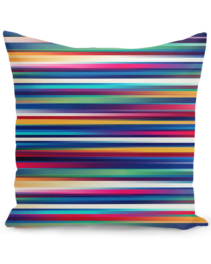 Curioos Blurry Lines Pillow In Multi