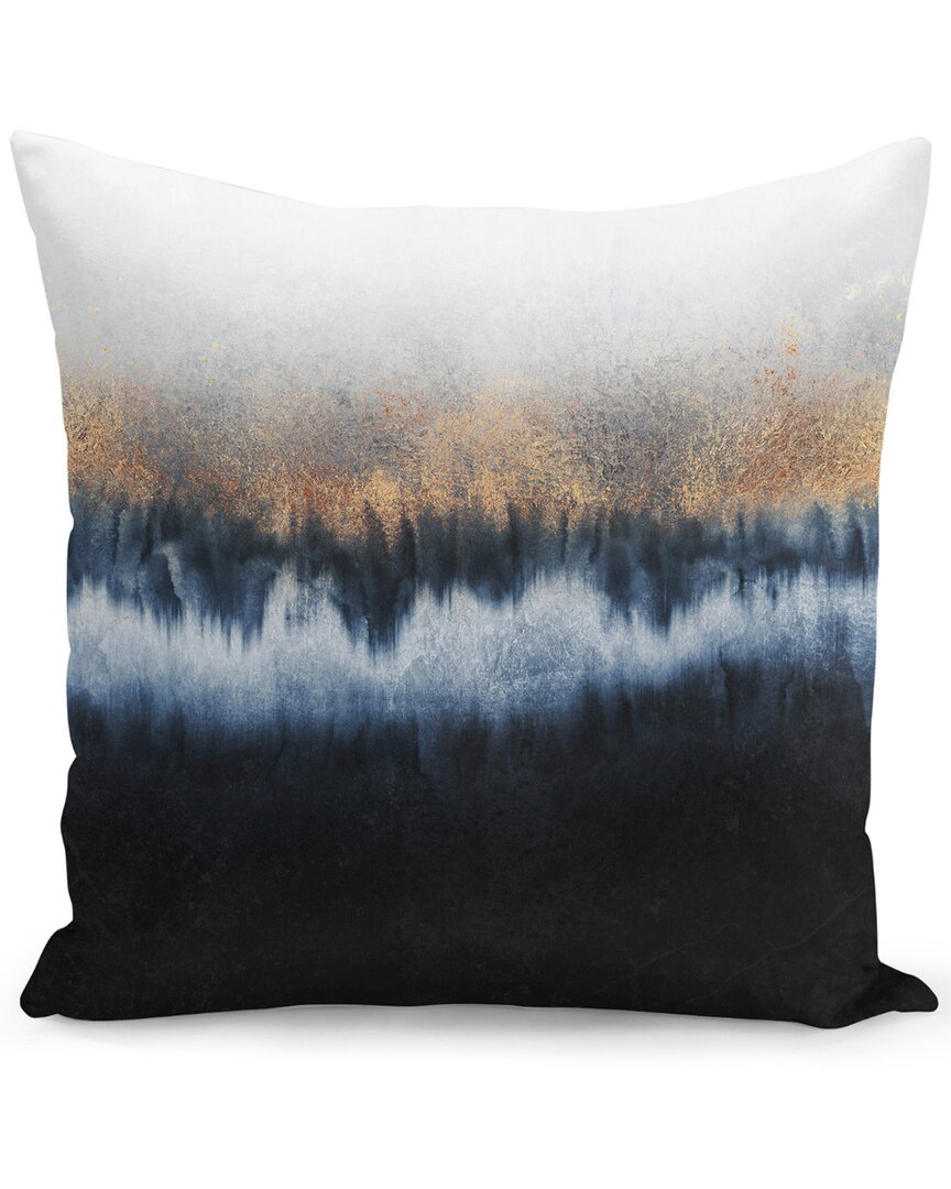 Curioos Golden Horizon Pillow In Blue