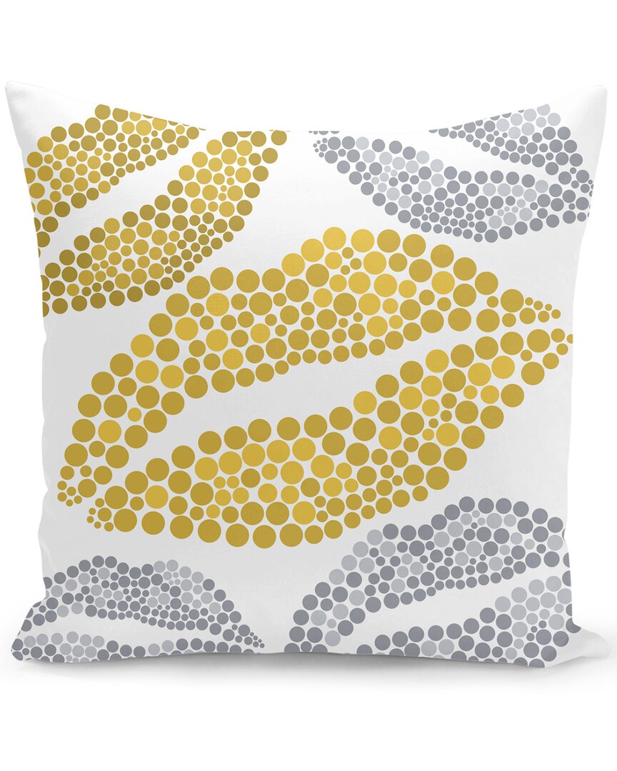 Curioos Luscious Lips Pillow In Yellow