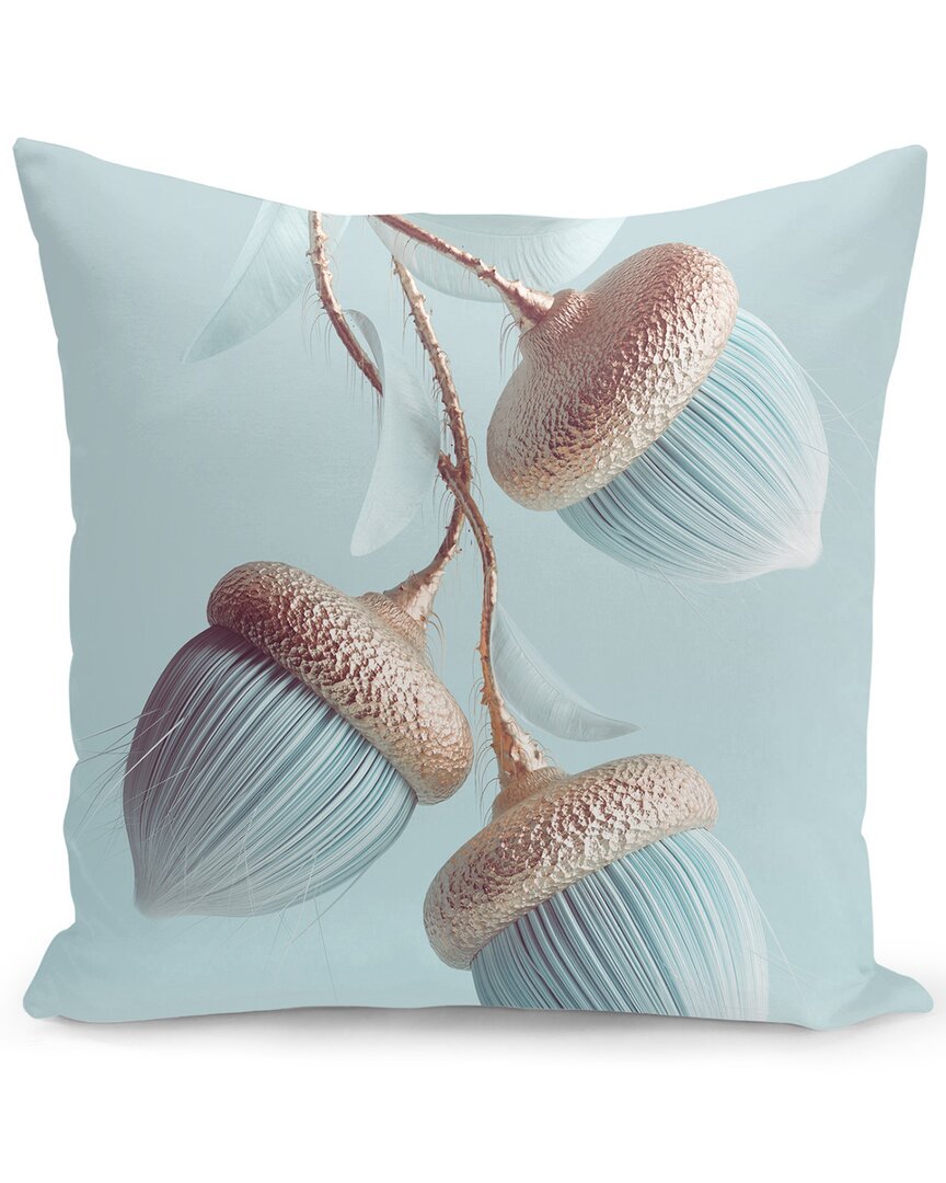 Curioos Number 252 Pillow In Blue