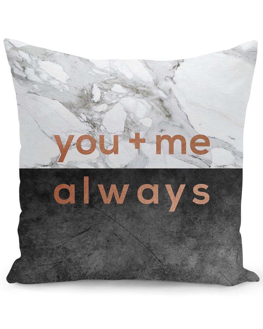 Curioos You & Me Always Pillow In White