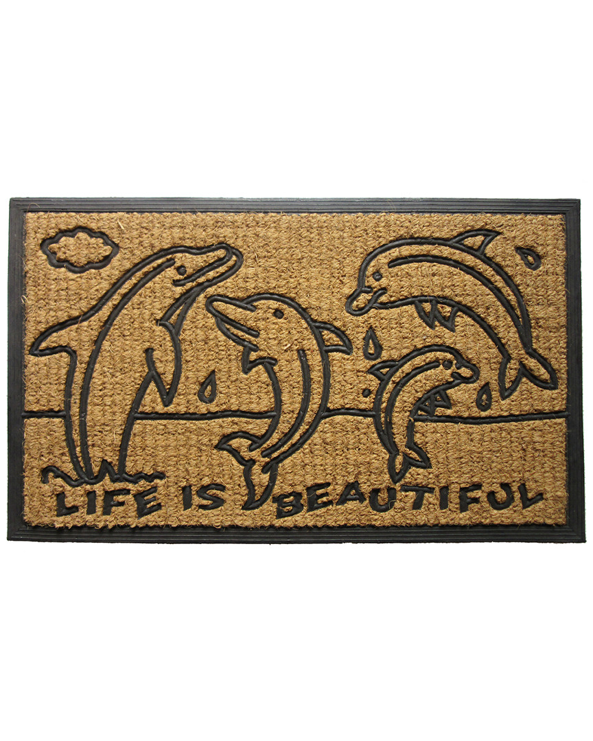 Imports Decor Dolphin Family Doormat
