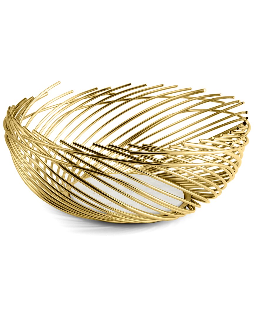 Michael Aram Calla Lily Stem Large Bowl In Gold