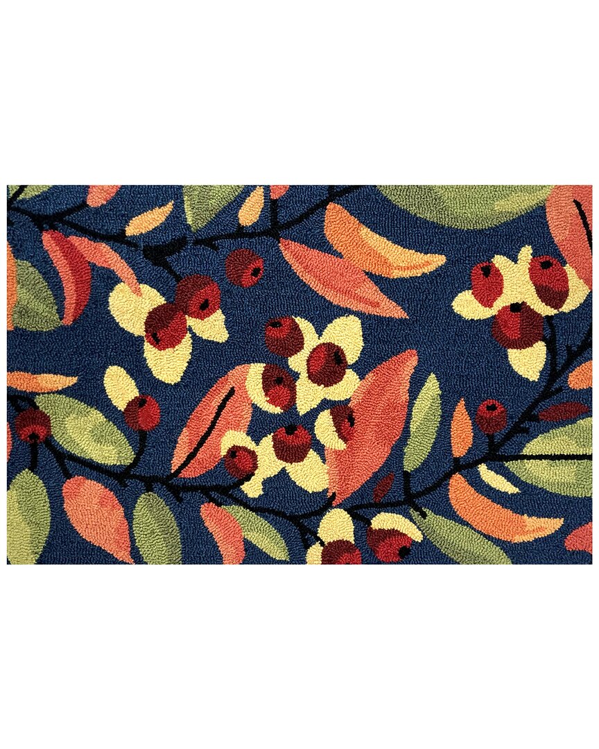 The Rug Market Bittersweet 30x48in Doormat In Indigo