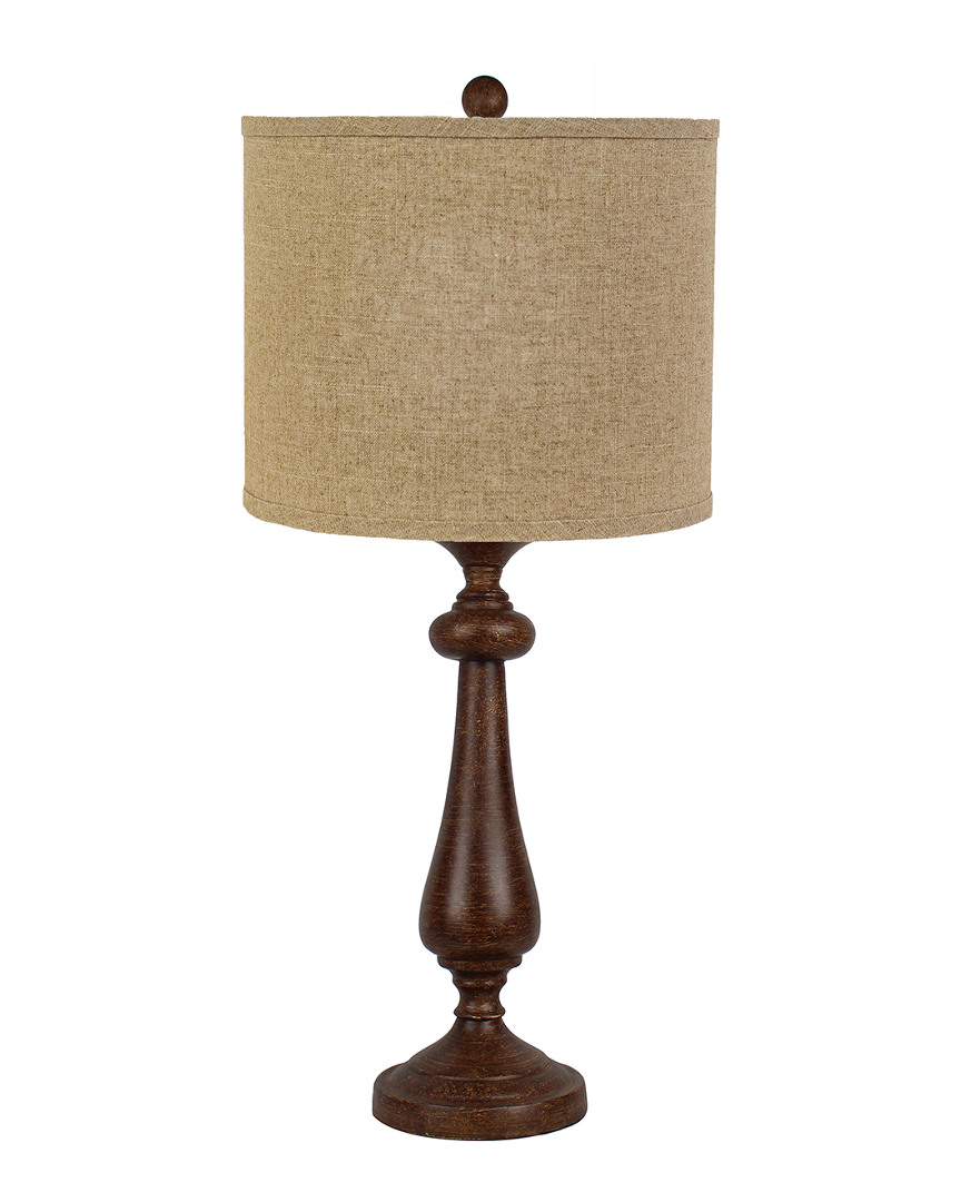 Ahs Lighting & Home Decor 26.5in Lexington Brown Table Lamp
