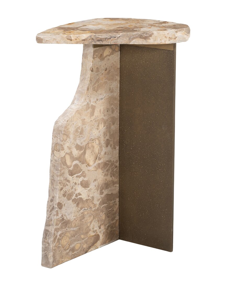 Zuo Modern Surya Side Table Beige