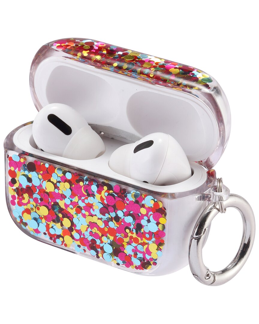 Lax Gadgets Airpods Pro Glitter Case Confetti In Multi