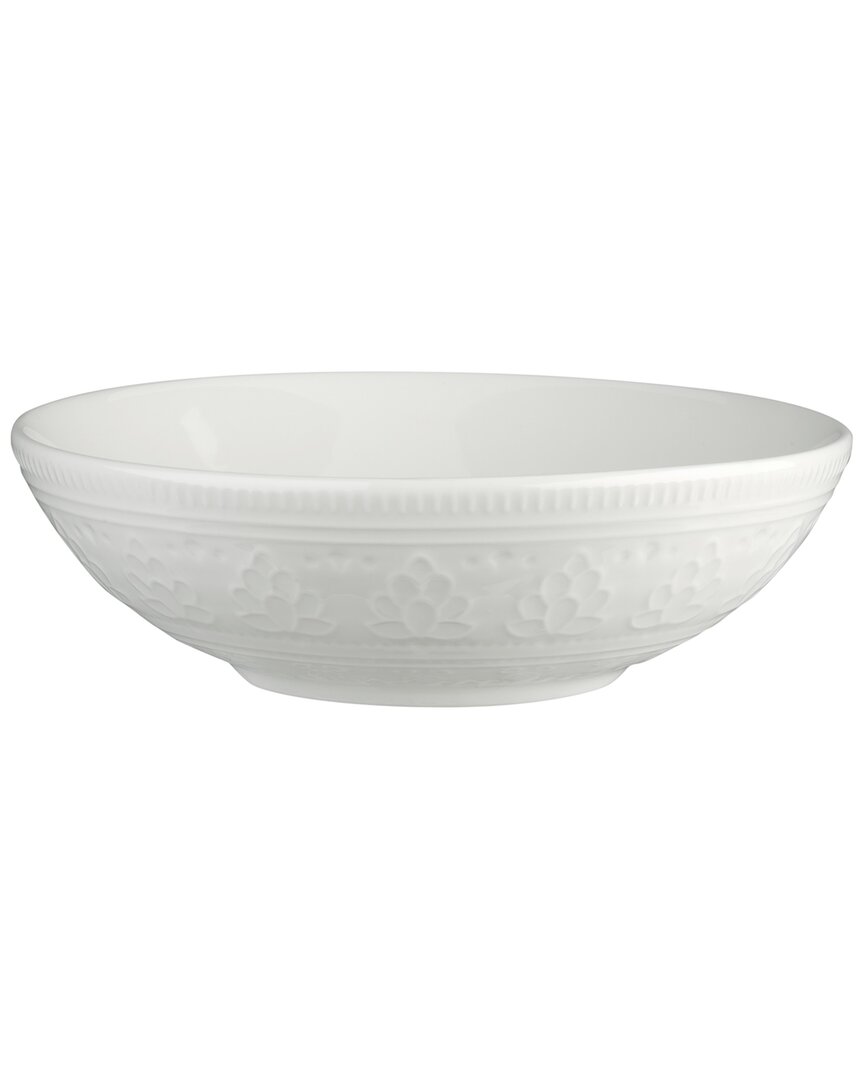 Euro Ceramica Set Of 4 Fez White Pasta Bowls In White