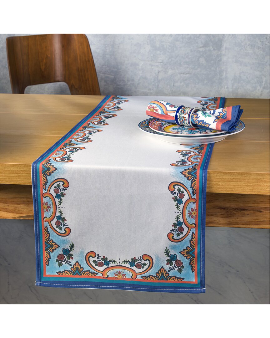 Euro Ceramica Zanzibar Table Runner In Multi
