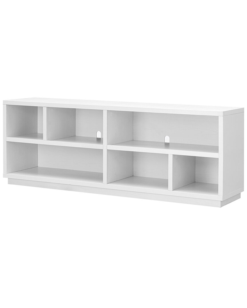 Abraham + Ivy Bowman 70in White Tv Stand