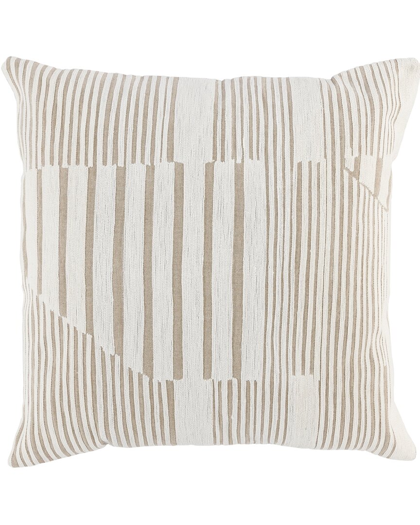 Kosas Home Charlotte 22in Throw Pillow In Ivory