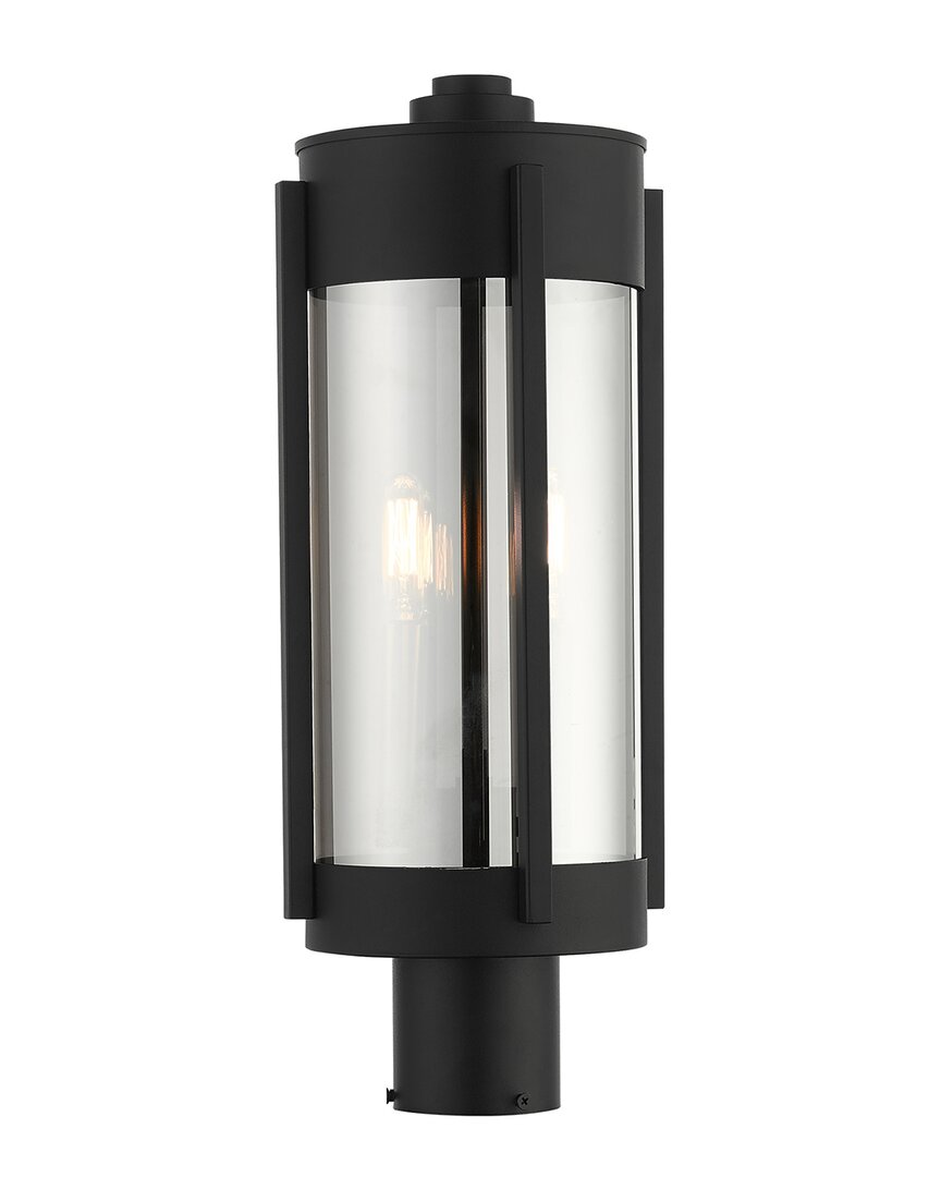 Livex Lighting 4-light Black Outdoor Wall Lantern