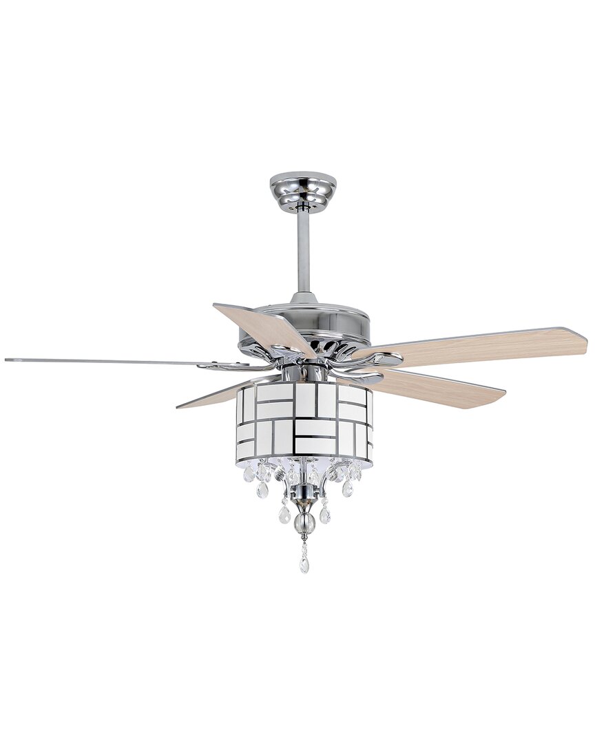Safavieh Fint Ceiling Light Fan In Metallic