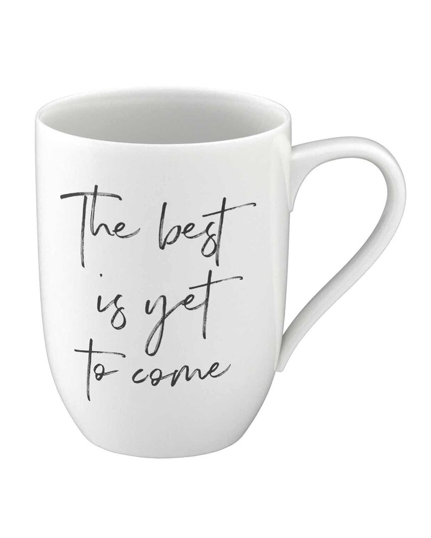 Villeroy & Boch The Best Yet To Come Statement Mug In White