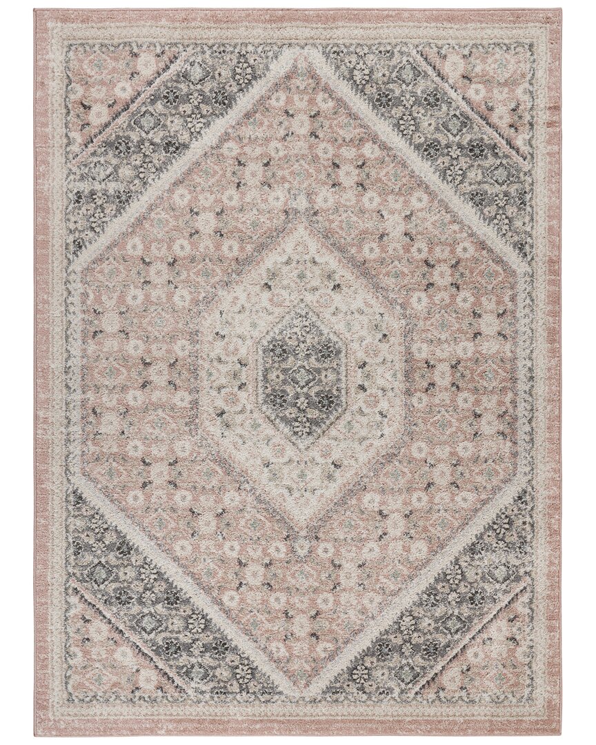 Lr Home Traditional Medallion Performance Area Rug