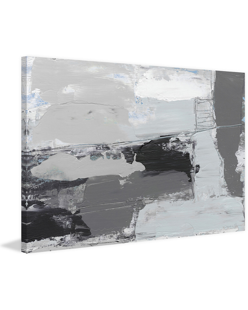 Marmont Hill Grey Horizon Painting Print On Wrapped Canvas