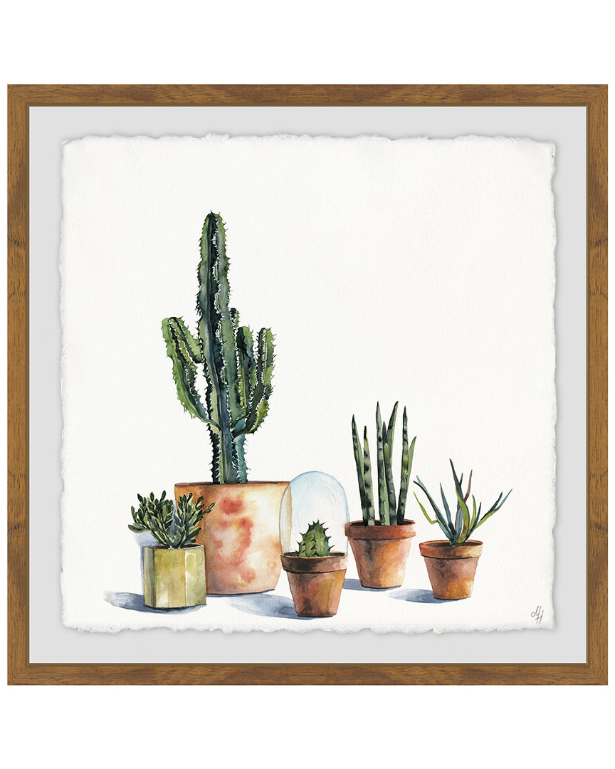 Marmont Hill Cacti Family Framed Painting Print