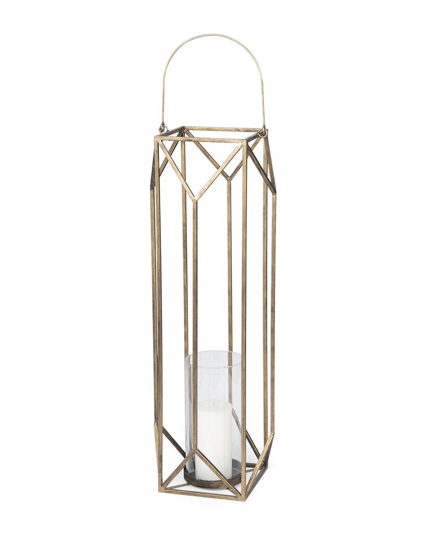 Mercana Ivy Large Geometric Cage Candle Holder Lantern