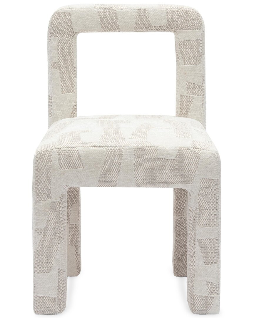 TOV FURNITURE TOV FURNITURE HAZEL PATTERNED JACQUARD DINING CHAIR