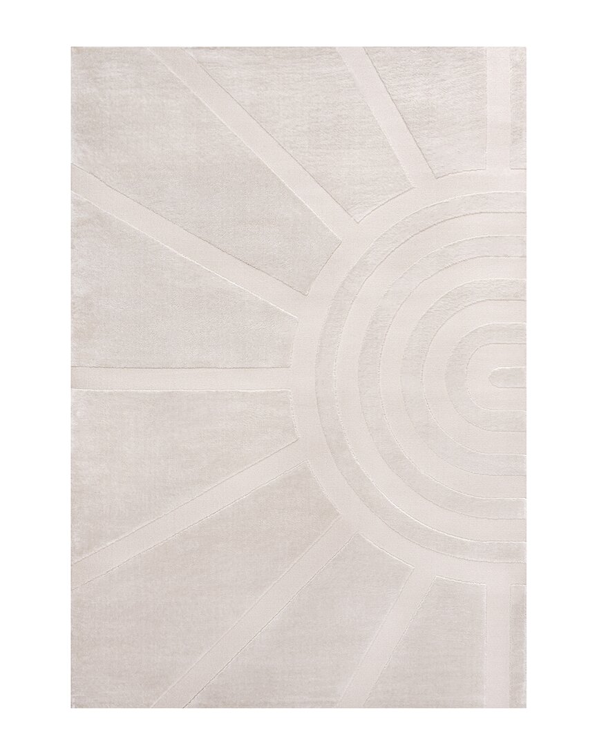 JONATHAN Y JONATHAN Y AELIUS MIDCENTURY SCANDINAVIAN ABSTRACT SUN TWO-TONE HIGH-LOW AREA RUG