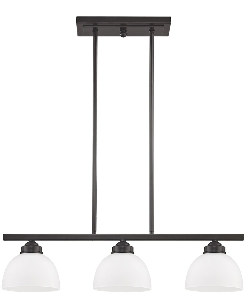 Livex Lighting Somerset 3-light English Bronze Linear Chandelier