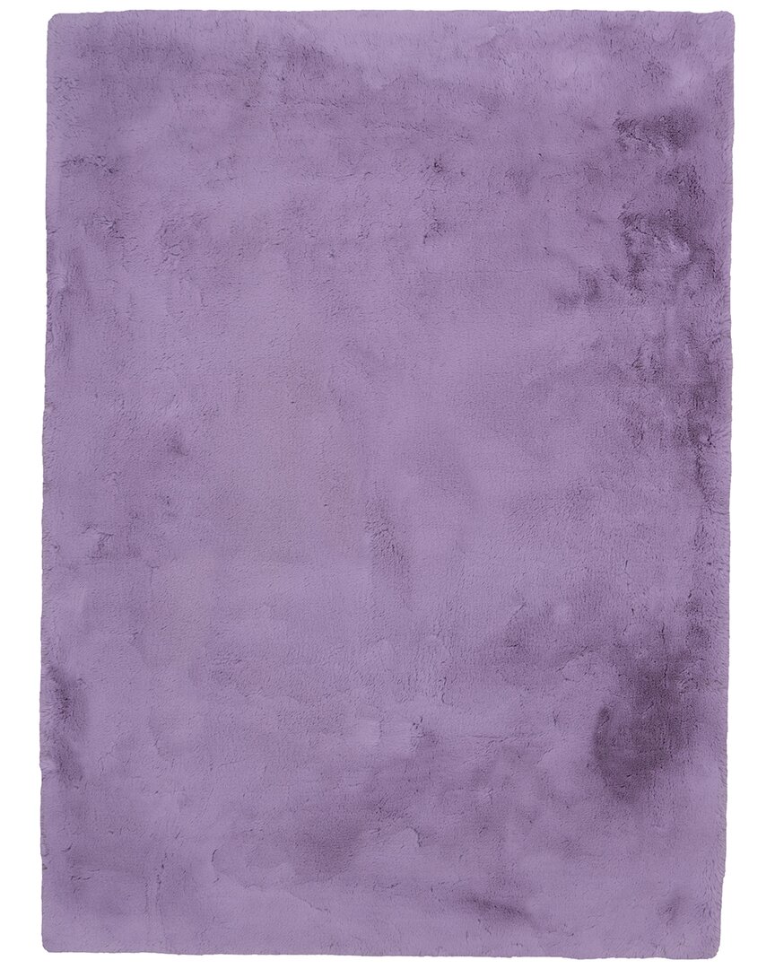 Linon Maven Soft Area Rug In Lavender