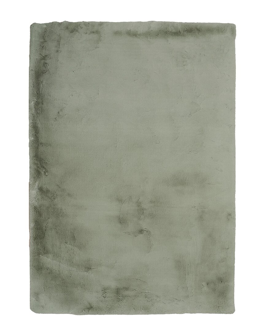 Linon Maven Soft Area Rug In Green