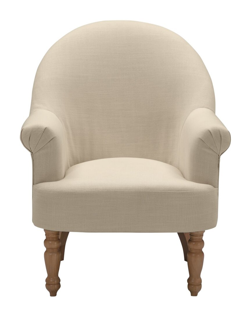 Shabby Chic Syed Accent Armchair In Beige