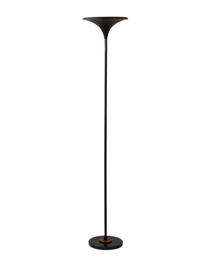 Nova Of California Lodi Torchiere Floor Lamp In Black